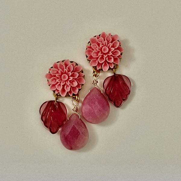 Peony Earrings