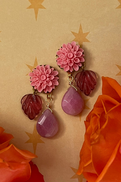 Peony Earrings