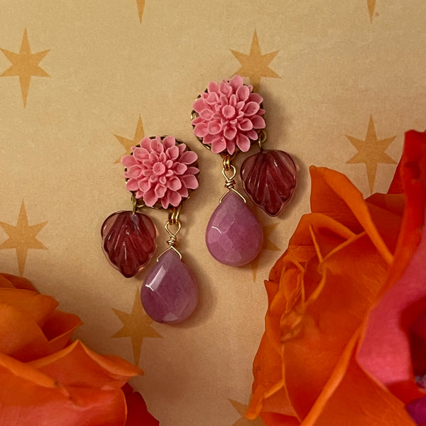 Peony Earrings